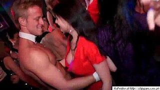 Christmas sexy party with babes porn video